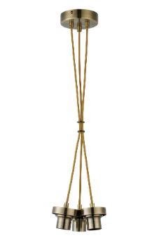 Fontaine 3 Light Cluster Pendant