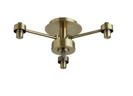 Spacek 3 Light Semi-Flush Frame Only EM6859