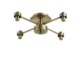 Spacek 4 Light Semi-Flush Frame Only EM7859