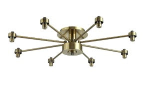Spacek 8 Light Semi-Flush Frame Only EM9859