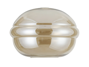 Fontaine 36 x 27cm Open Mouth Round Ripple Shade