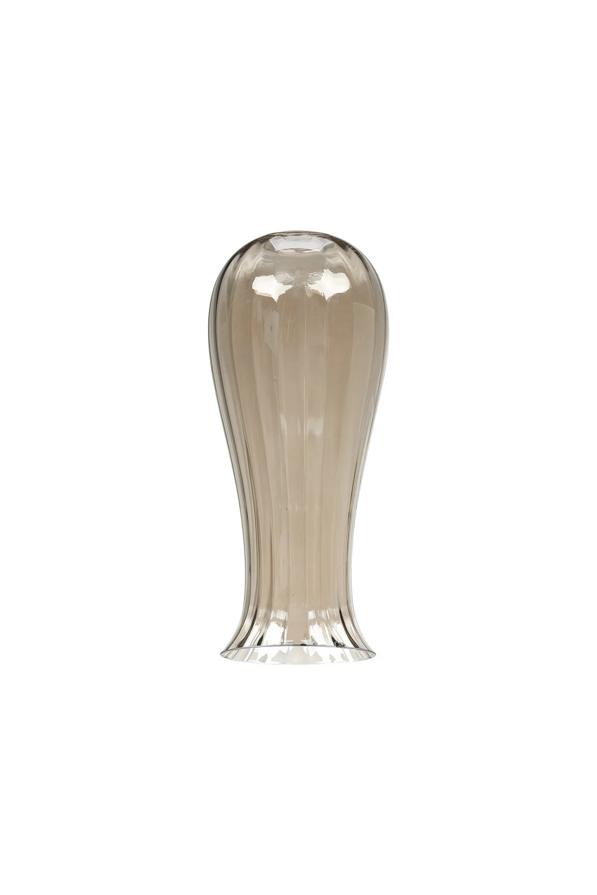 Brando Vase Ribbed Glass Light Shade 15x35cm EM7969-HSA