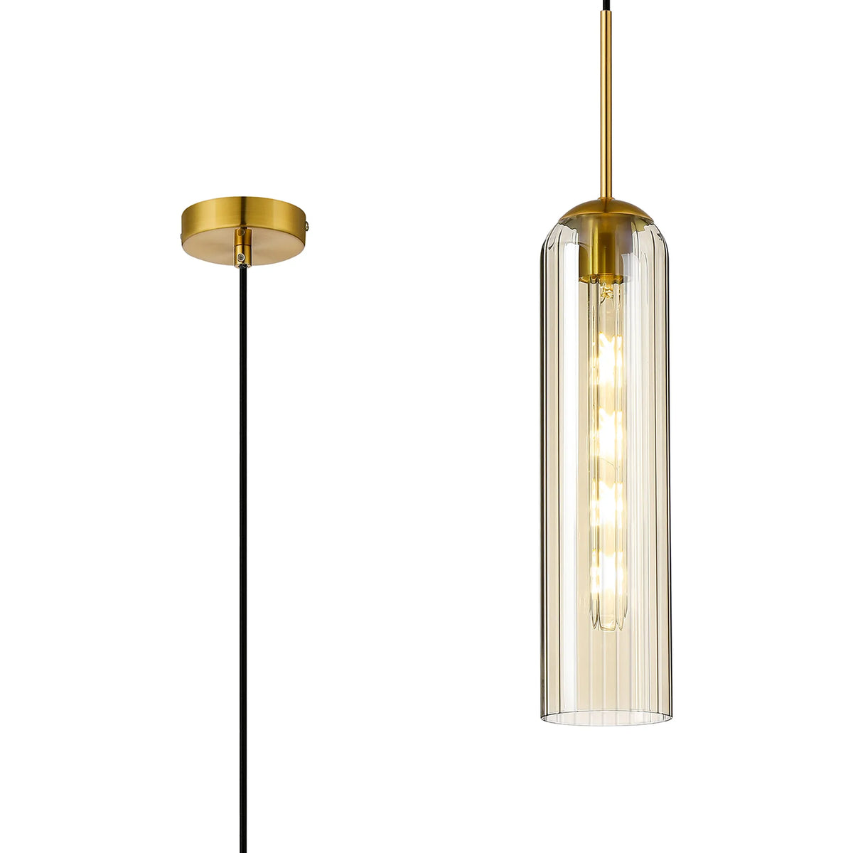 Brando Single Pendant Brass Gold EM9778-HSA