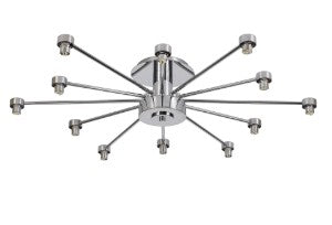 Spacek 12 Light Semi-Flush Frame Only EM0959