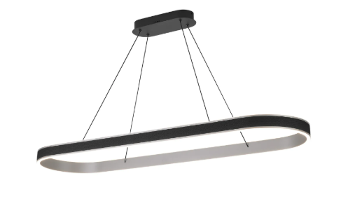 Allyson 1.2m Squoval Pendant, 65W LED, Remote Control