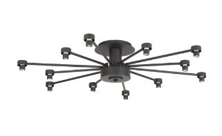 Spacek 12 Light Semi-Flush Frame Only EM0959