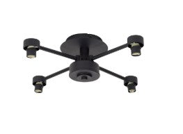 Spacek 4 Light Semi-Flush Frame Only EM7859