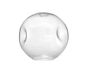 Fontaine 25 x 23cm Round Dimple Glass Shade