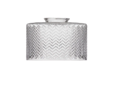 Fontaine 17 x 11cm Chevron Pattern Drum Shade