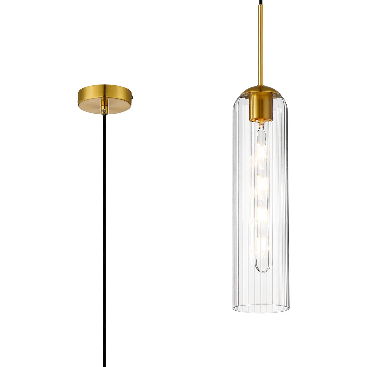 Brando Single Pendant Brass Gold EM9778-HSA