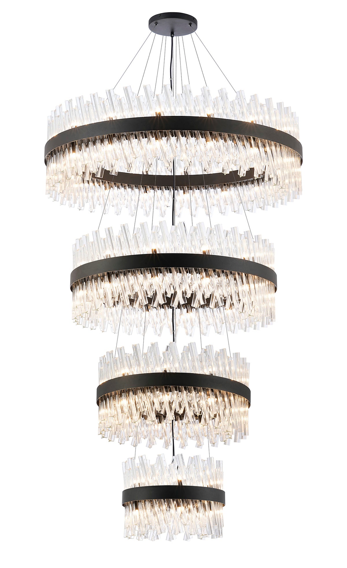 Angel 4 Tier Crystal Pendant Light With 84 Light EM0889-HSA