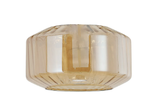 Fontaine 30 x 16.5cm Chamfered Round Ripple Shade