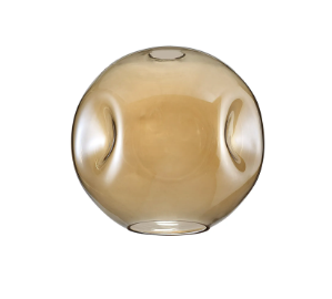 Fontaine 25 x 23cm Round Dimple Glass Shade