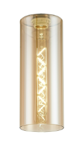 Fontaine 12 x 30cm Cylinder Glass Shade
