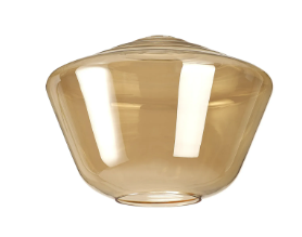 Fontaine 30 x 21cm Hexagonal Glass Shade