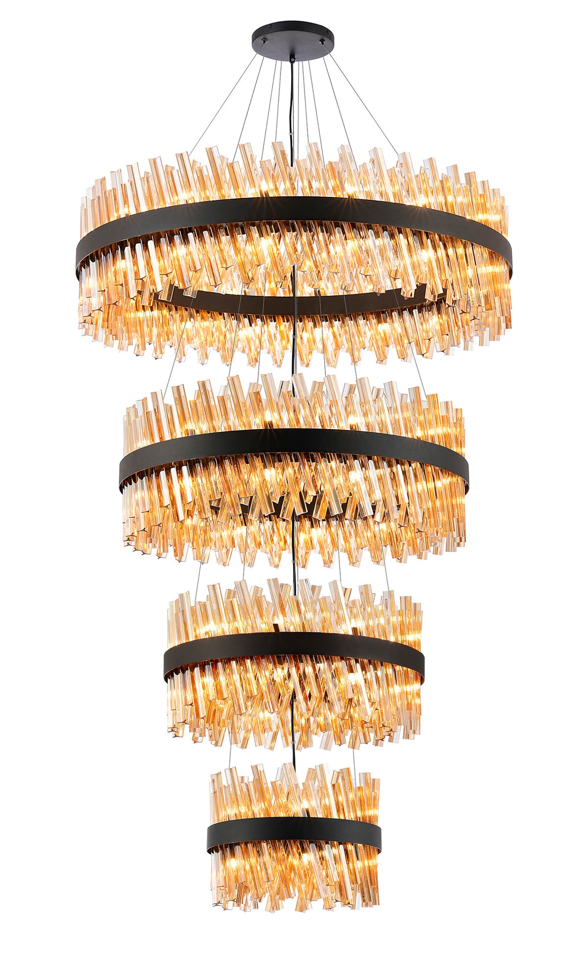 Angel 4 Tier Crystal Pendant Light With 84 Light EM0889-HSA