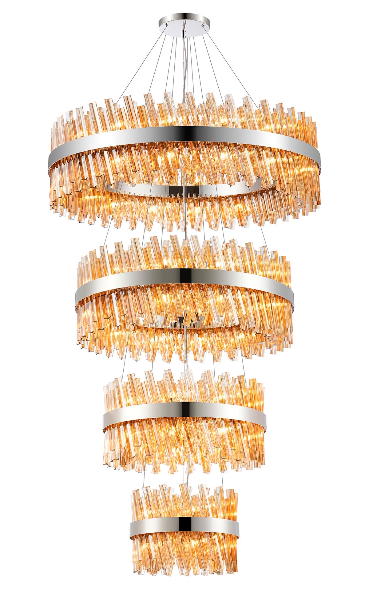 Angel 4 Tier Crystal Pendant Light With 84 Light EM0889-HSA