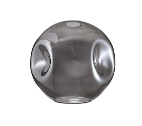 Fontaine 25 x 23cm Round Dimple Glass Shade