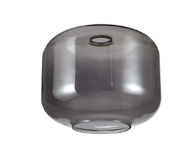Fontaine 25 x 19.5cm Plain Pumpkin Glass Shade