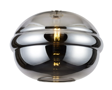 Fontaine 36 x 27cm Open Mouth Round Ripple Shade