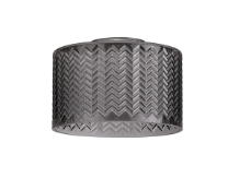 Fontaine 17 x 11cm Chevron Pattern Drum Shade