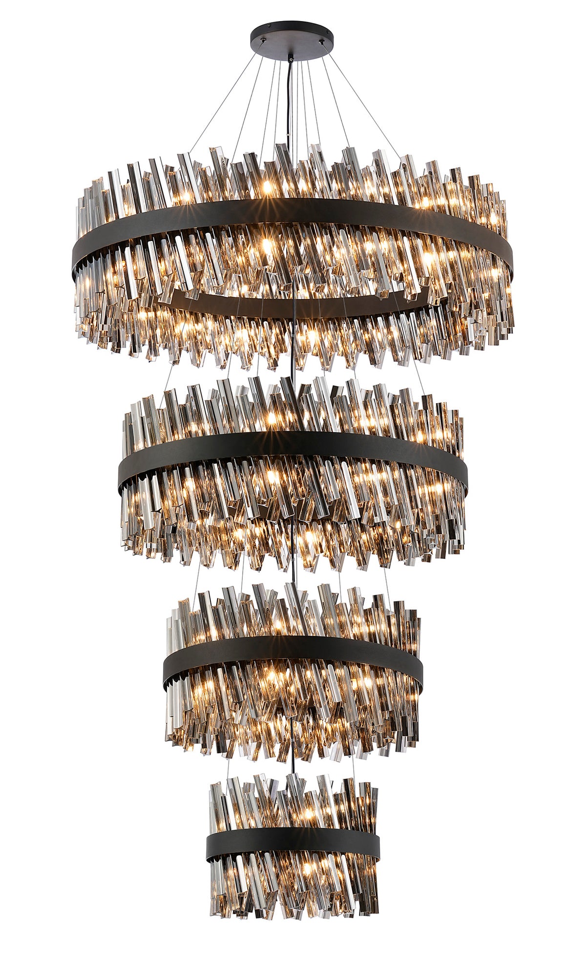 Angel 4 Tier Crystal Pendant Light With 84 Light EM0889-HSA