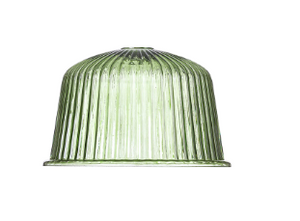 Fontaine 28 x 17.5cm Ribbed Dome Glass Shade