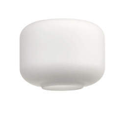 Fontaine 25 x 19.5cm Plain Pumpkin Glass Shade