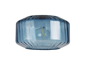 Fontaine 30 x 16.5cm Chamfered Round Ripple Shade