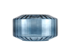Fontaine 22 x 13cm Chamfered Round Ripple Shade