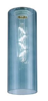 Fontaine 10 x 28cm Ribbed Slim Tube Shade