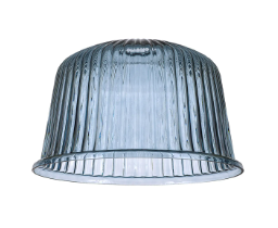 Fontaine 28 x 17.5cm Ribbed Dome Glass Shade