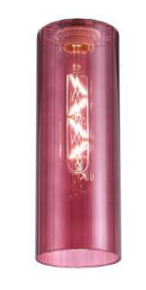 Fontaine 10 x 28cm Ribbed Slim Tube Shade