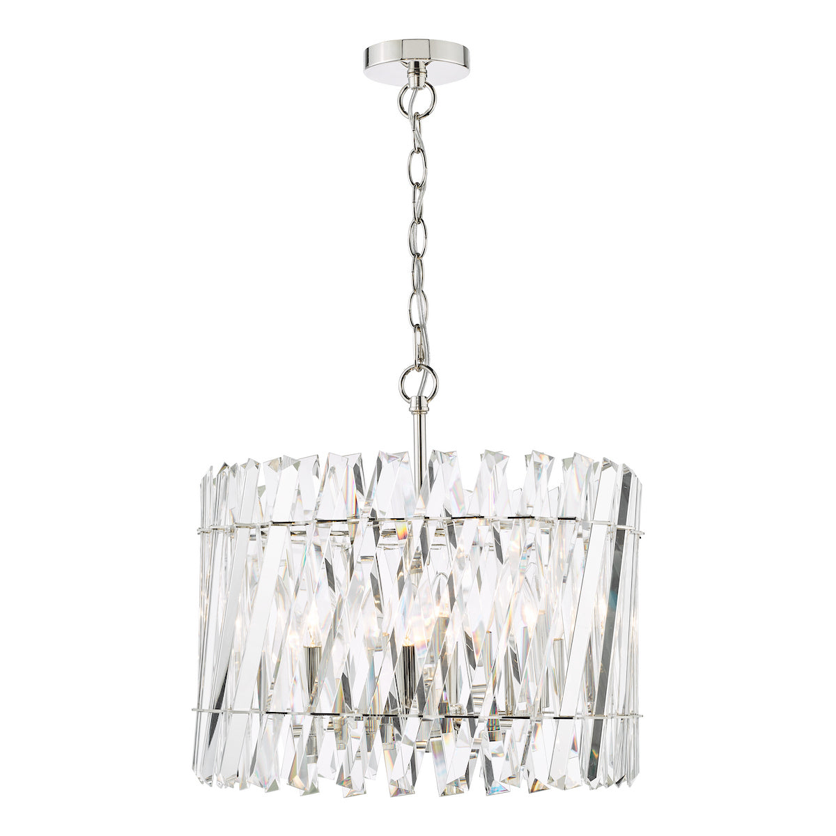 DAR ENT0638 Entwine 6 Light Pendant