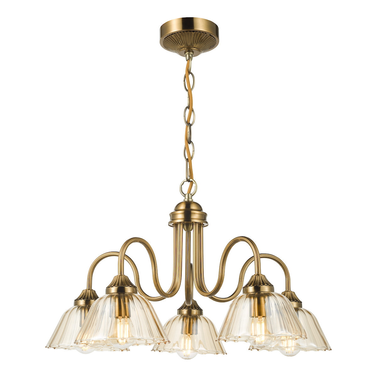DAR ERI0563 Erika 5 Light Pendant