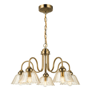 DAR ERI0563 Erika 5 Light Pendant