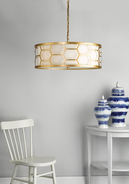 Dar EPS0412 Epstein 4 Light Pendant