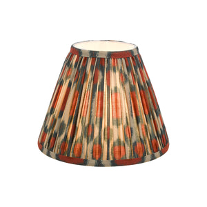 Dar IKAT Red Cotton Tapered Lamp Shade