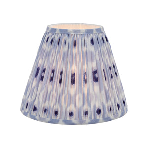 DAR IKAT Blue Cotton Tapered Drum Shade