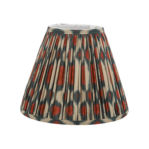 Dar IKAT Red Cotton Tapered Lamp Shade