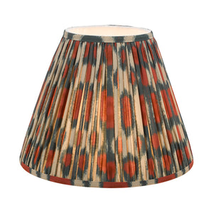 Dar IKAT Red Cotton Tapered Lamp Shade