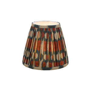 Dar IKAT Red Cotton Tapered Lamp Shade