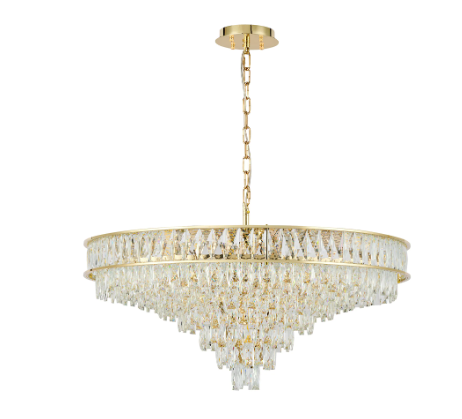 Diyas IL31867 Vivienne 13 Light Pendant/Semi Flush
