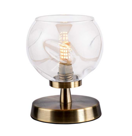 Kandinsky Touch Champagne Glass Table Lamp Antique Brass KANTLAB/GALG016