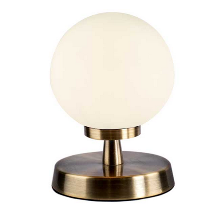 Kandinsky Touch Opal Glass Table Lamp Antique Brass KANTLAB/GALG02
