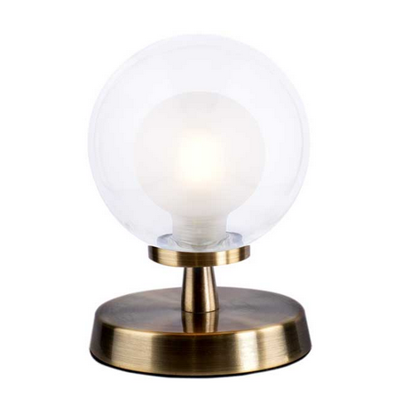 Kandinsky Touch Opal Glass Table Lamp Antique Brass KANTLAB/GALG04