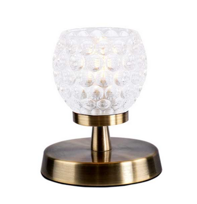 Kandinsky Touch Glass Table Lamp Antique Brass KANTLAB/GALG06