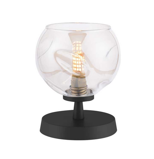 Kandinsky Touch Glass Table Lamp Matt Black/ Champagne KANTLBLC/GALG016