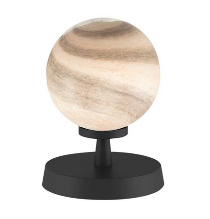 Kandinsky Touch Table Lamp Matt Black Small Planet Style Glass KANTLBLC/GALG07