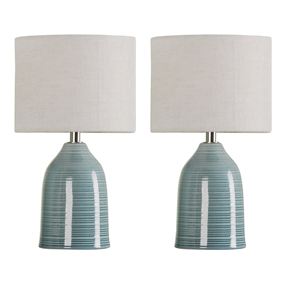 Laura Ashley Penny Twin Pack Table Lamp